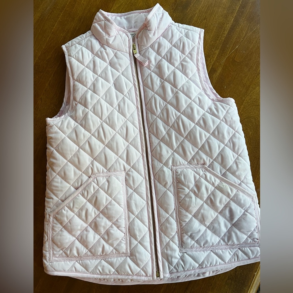 Crewcuts Girls vest.  size 10.   Pale Pink.   Perfect condition, worn twice